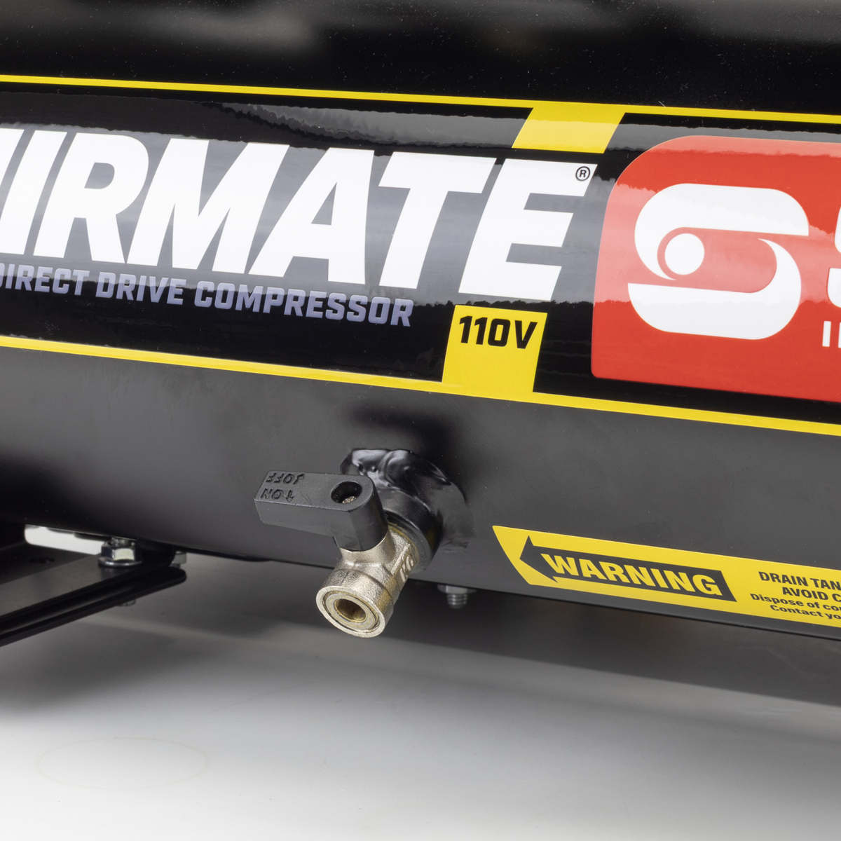 SIP AIRMATE® 110V 6L 1.5hp Low Noise Oil-Free Direct Drive Compressor